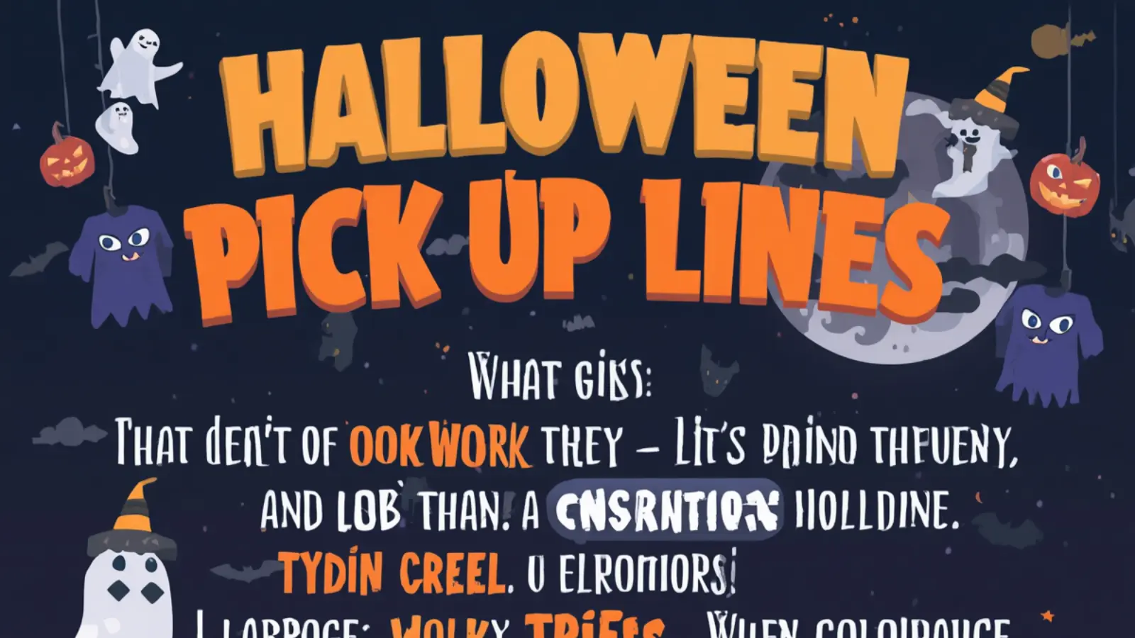 halloween pick up lines