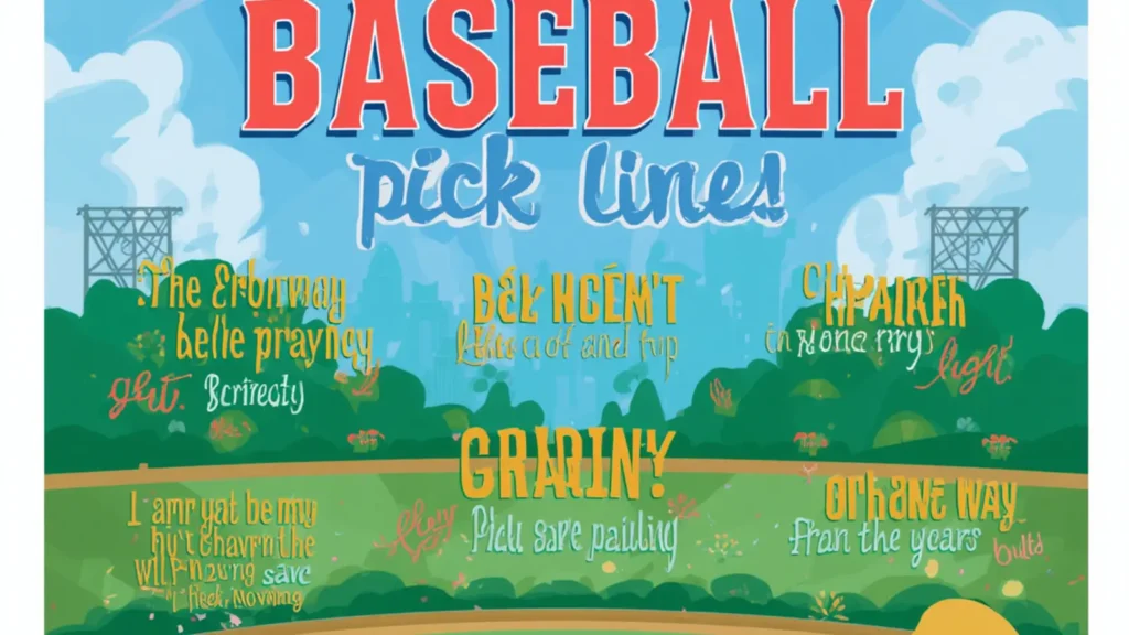 baseball pick up lines