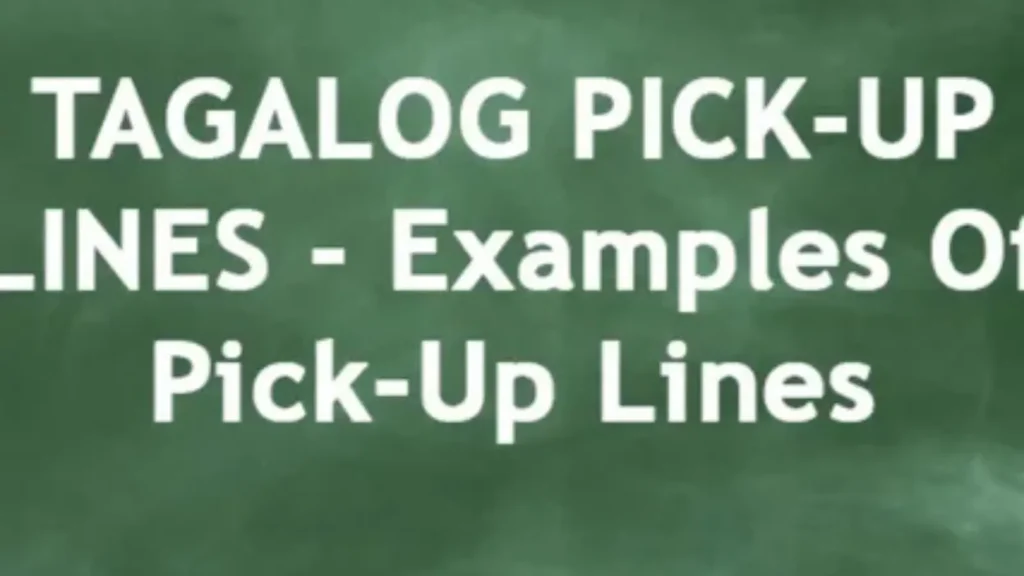 pick up lines for tagalog